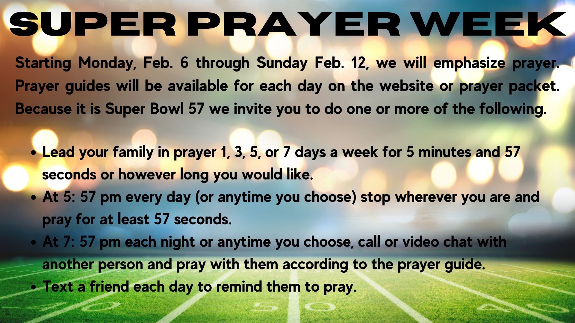 Super Prayer Week 2023
